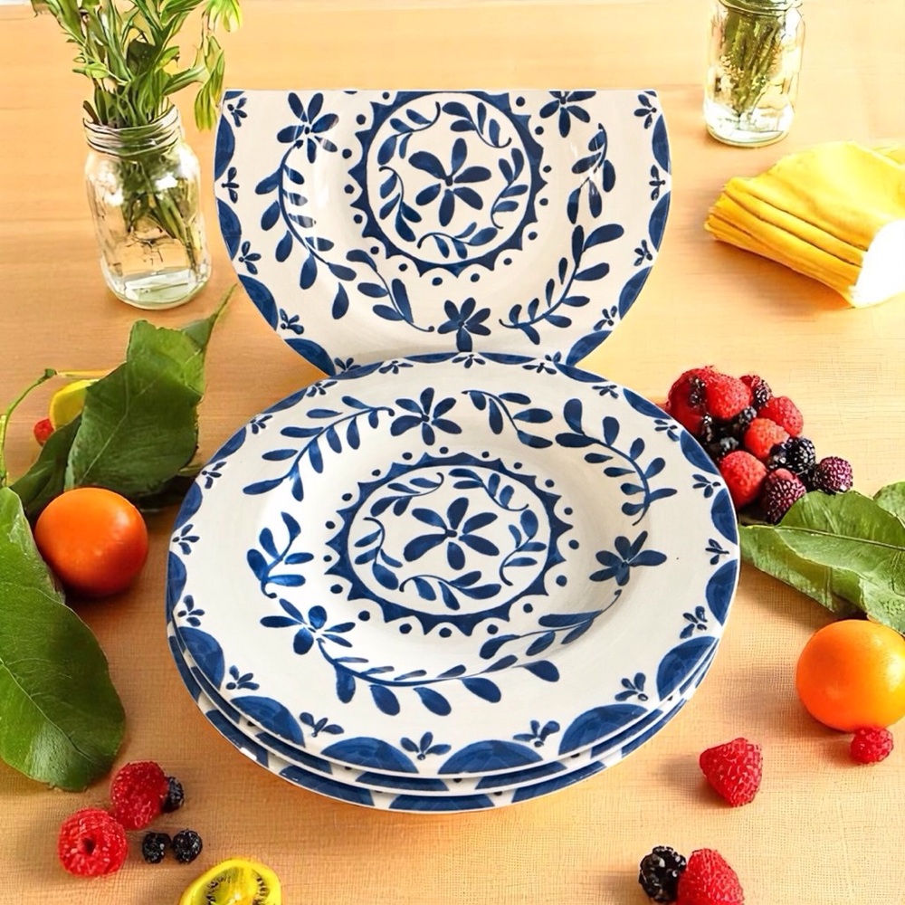 Better Homes and Garden Floral Melamine Plates 4pcs